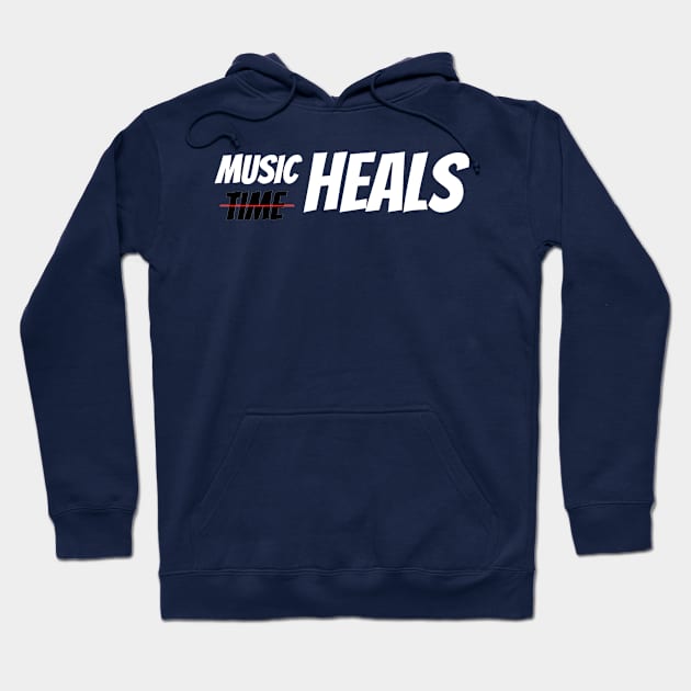 Music Heals | Music Time Hoodie by dipdesai